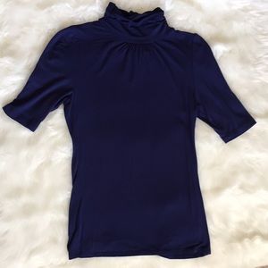 ❗️3/$15  Soft and dressy ink blue shirt